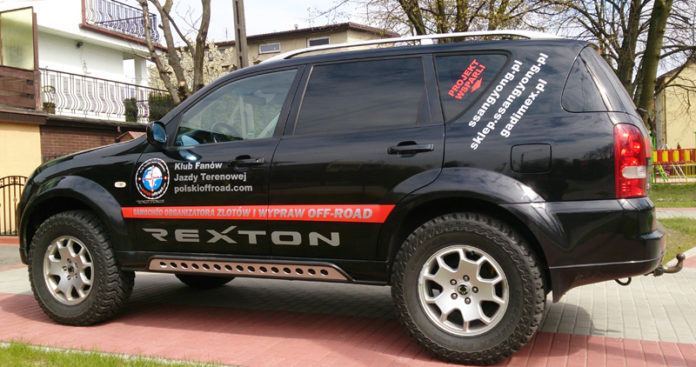 Lift zawieszenia i progi off-road