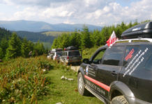 Off-road route in Transylvania, Romania