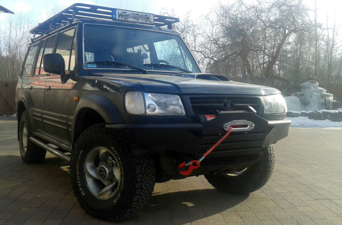 Hyundai Galloper – prace w warsztacie
