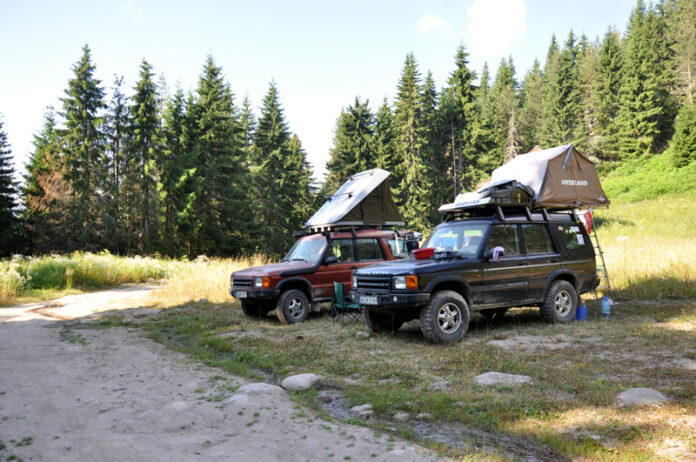 Offroad-Tracks in Bulgarien für die Expedition