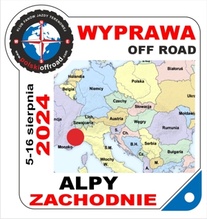 wyprawa off-road Alpy Zachodnie